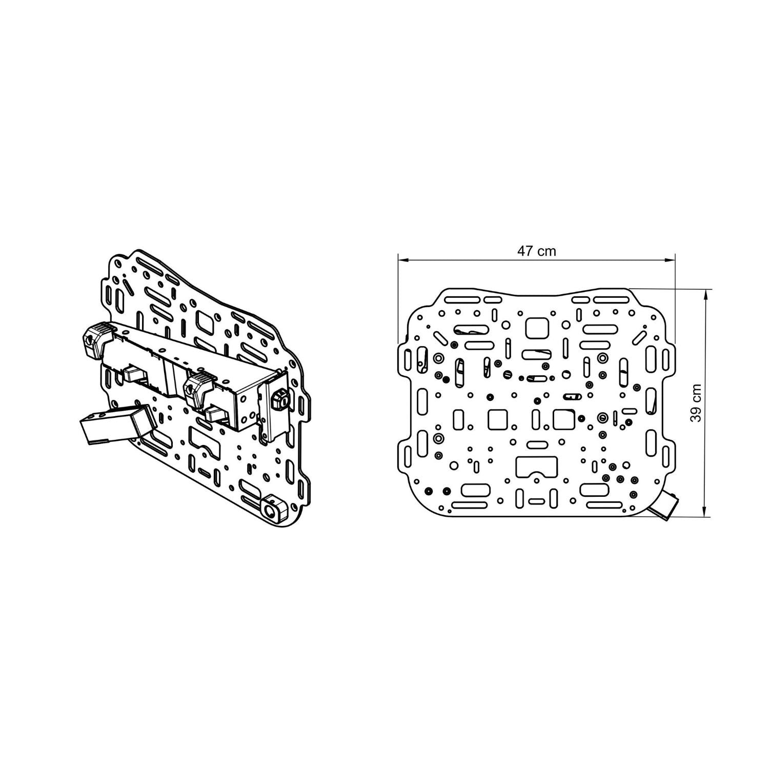 Rackless plate V2 for VARIO - APDURO