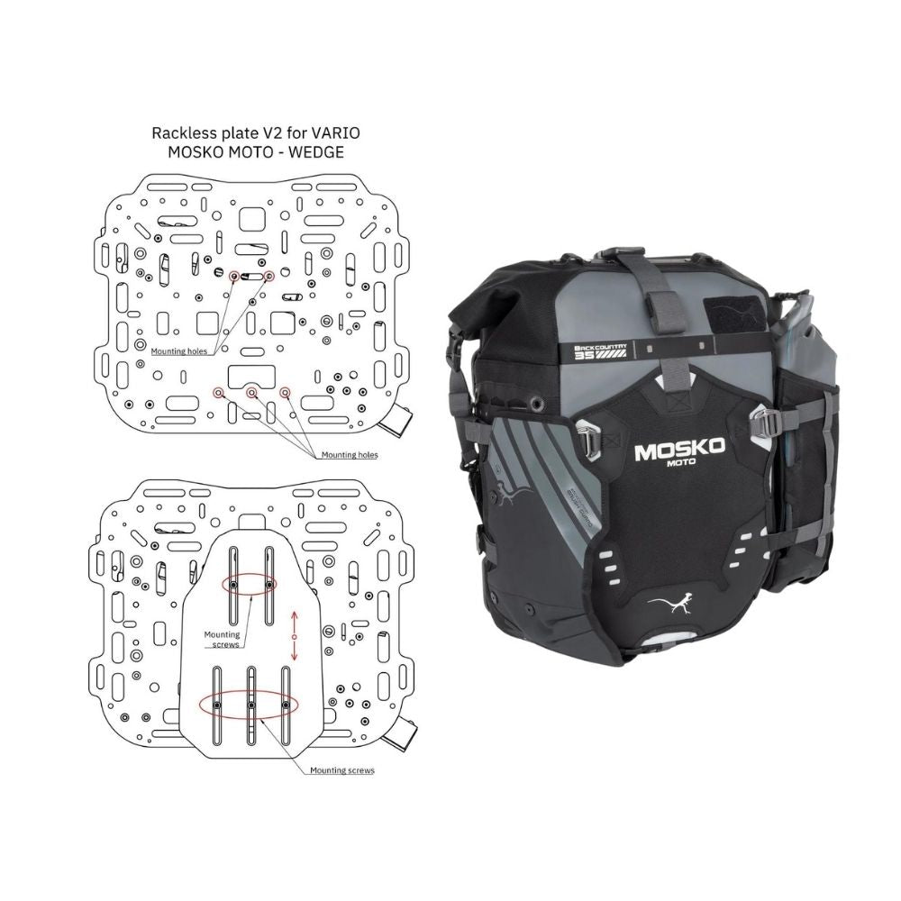 Rackless plate V2 for VARIO - APDURO