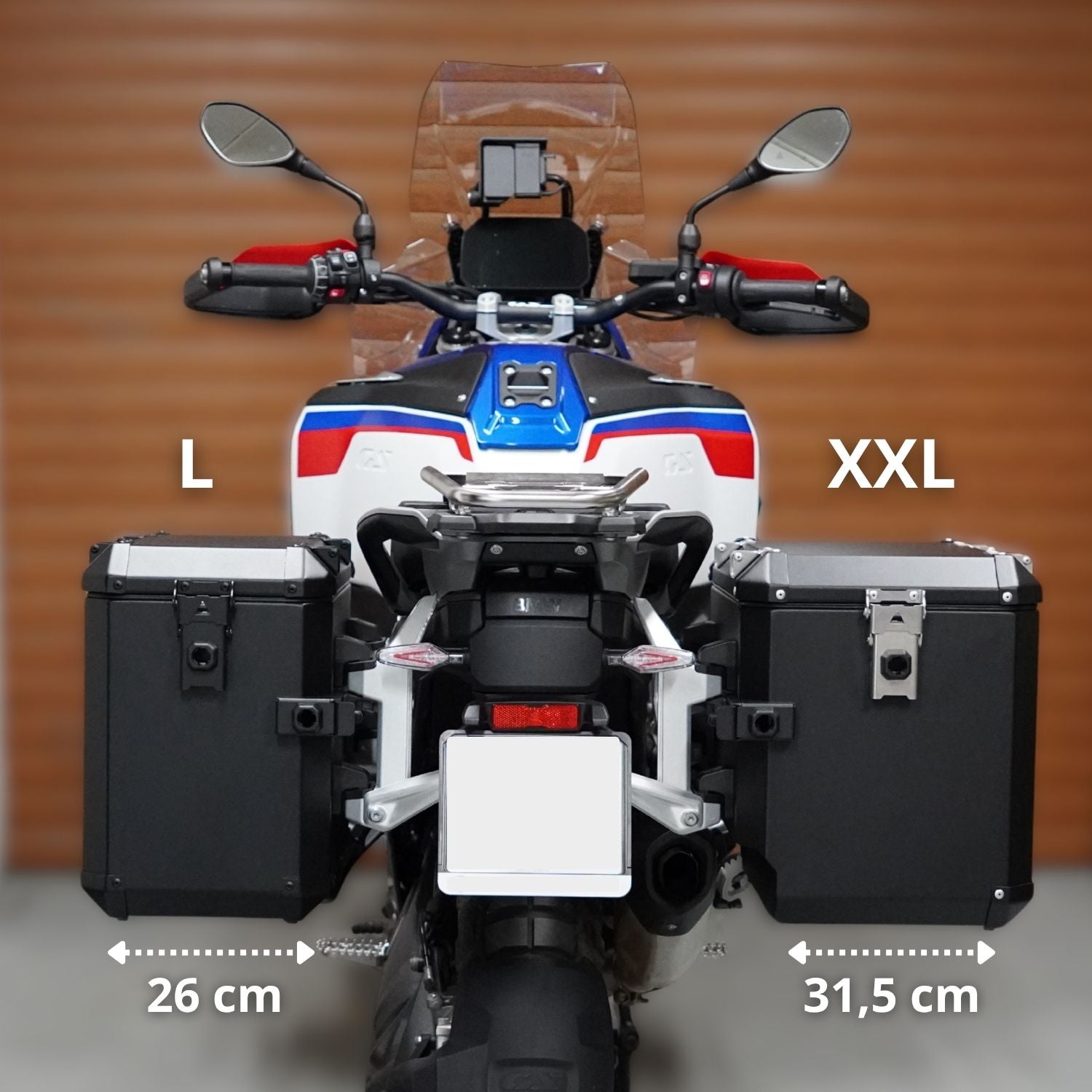 CASES APDURO for 1300 ADV OEM rack - APDURO