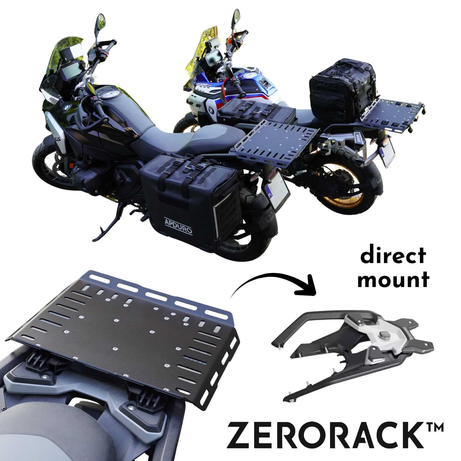 APDURO ZeroRack™ Luggage Plate