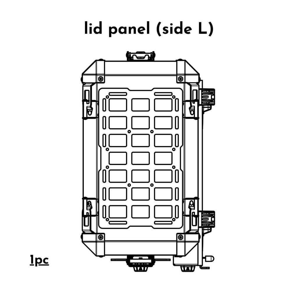 APDURO MOLLE Panel for Side Case - Modular Luggage Attachment System
