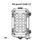 APDURO MOLLE Panel for Side Case - Modular Luggage Attachment System