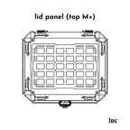APDURO MOLLE Panel for Topcase - Modular Luggage Attachment System