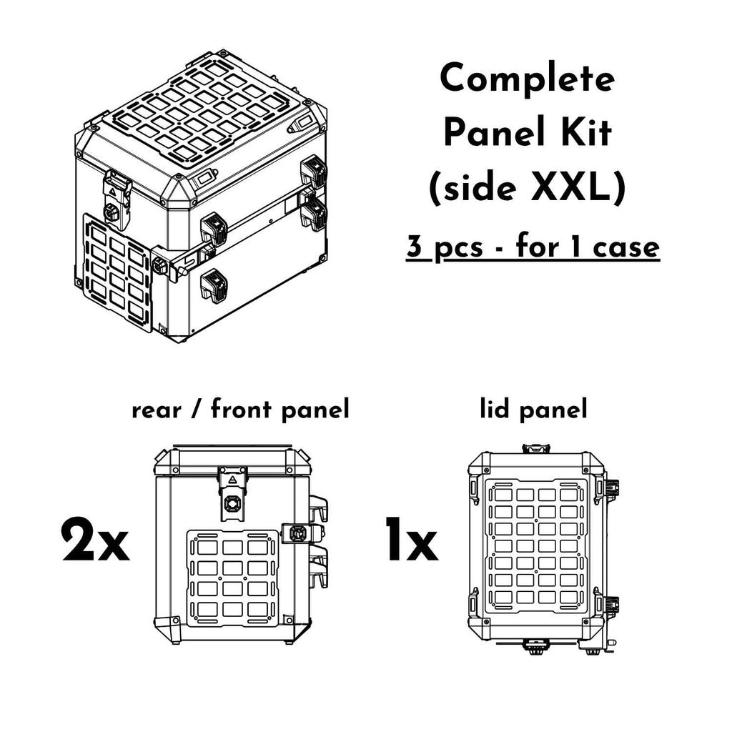 APDURO MOLLE Panel for Side Case - Modular Luggage Attachment System