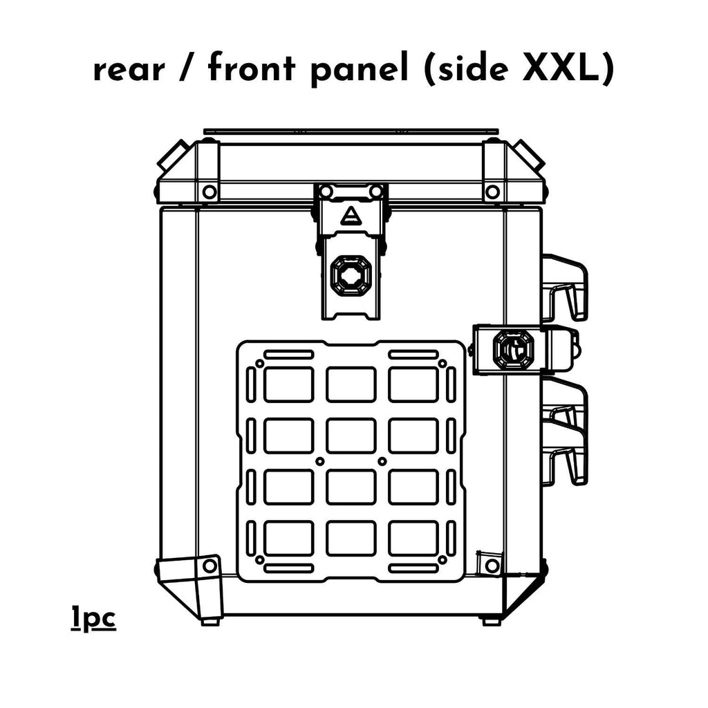 APDURO MOLLE Panel for Side Case - Modular Luggage Attachment System