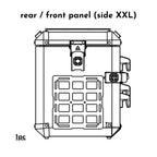 APDURO MOLLE Panel for Side Case - Modular Luggage Attachment System