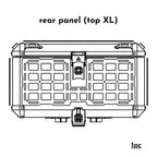 APDURO MOLLE Panel for Topcase - Modular Luggage Attachment System